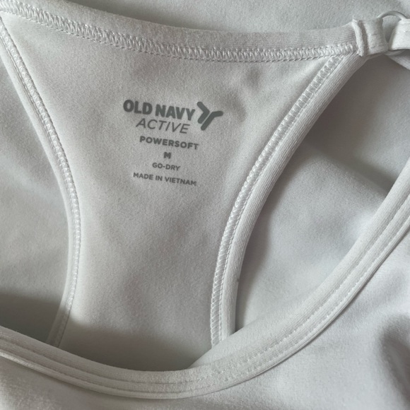 Old Navy Sleeveless PowerSoft Performance Mini Exercise Dress in White - Picture 4 of 5